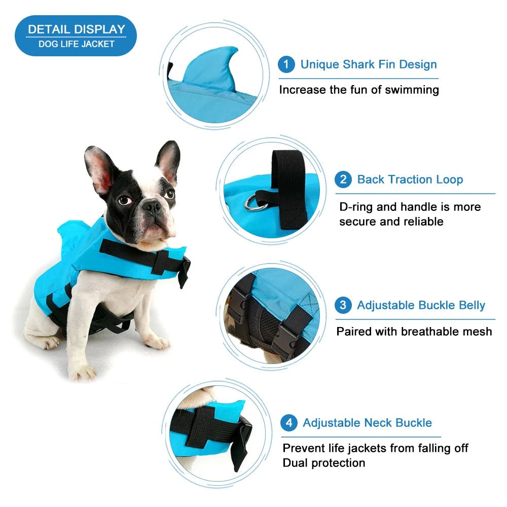 Shark Dog Life - saving Jacket - PetLiveliest - PetLiveliest