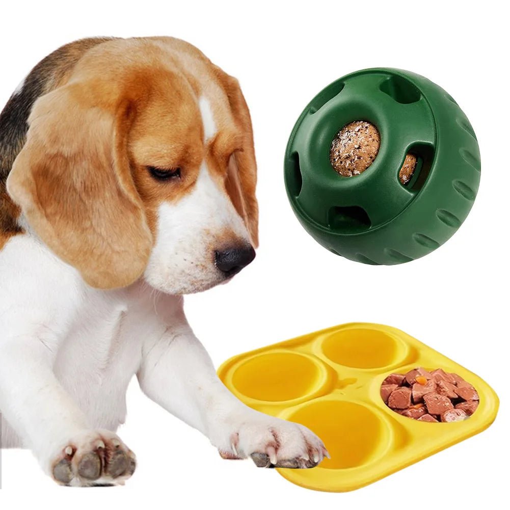 Silicone Pet Dog Toy Food Ball - PetLiveliest - PetLiveliest