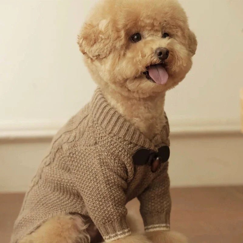 Soft Schnauzer Knit Dog Sweater - PetLiveliest - PetLiveliest