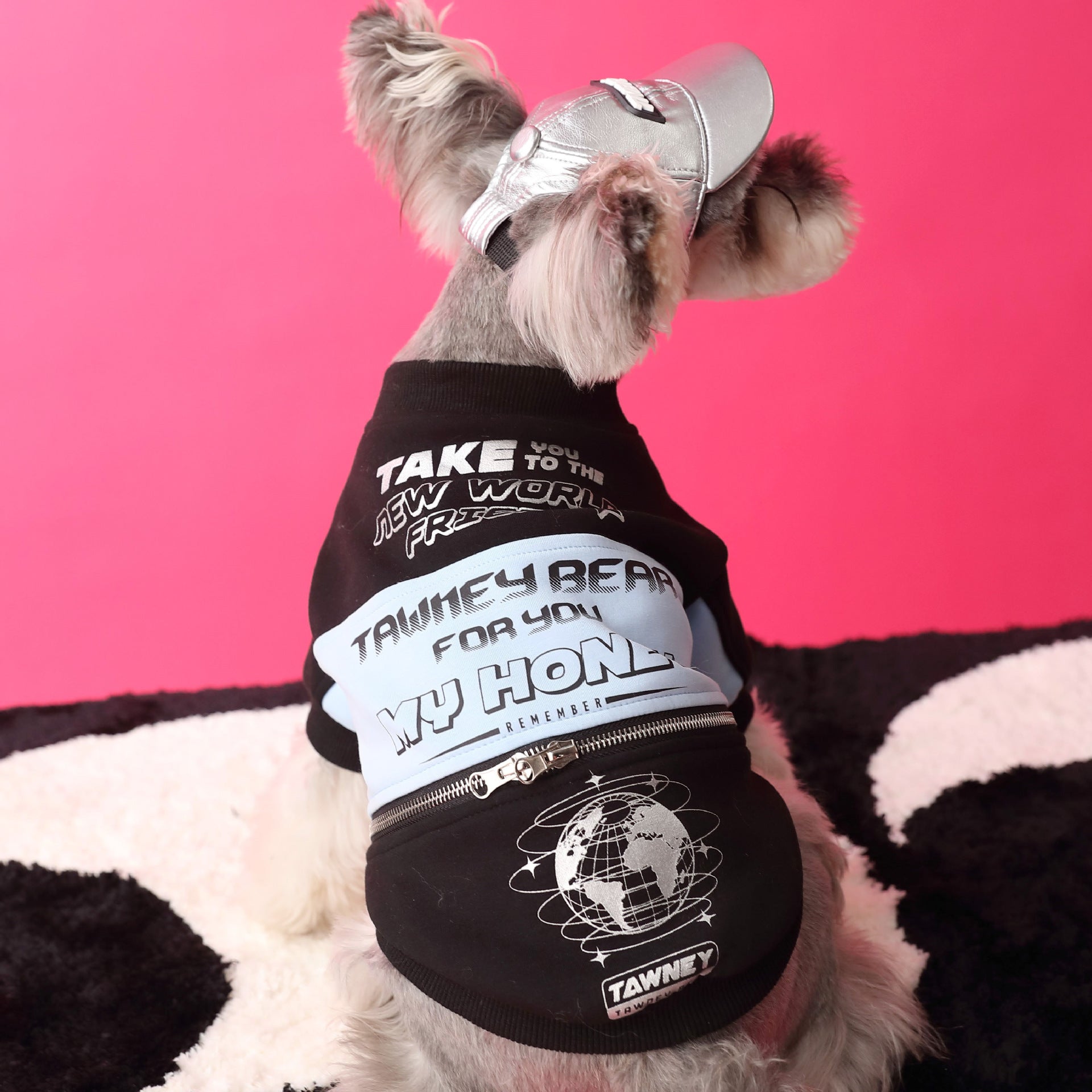 Stitching Zipper Dog Sweatshirt - PetLiveliest - PetLiveliest