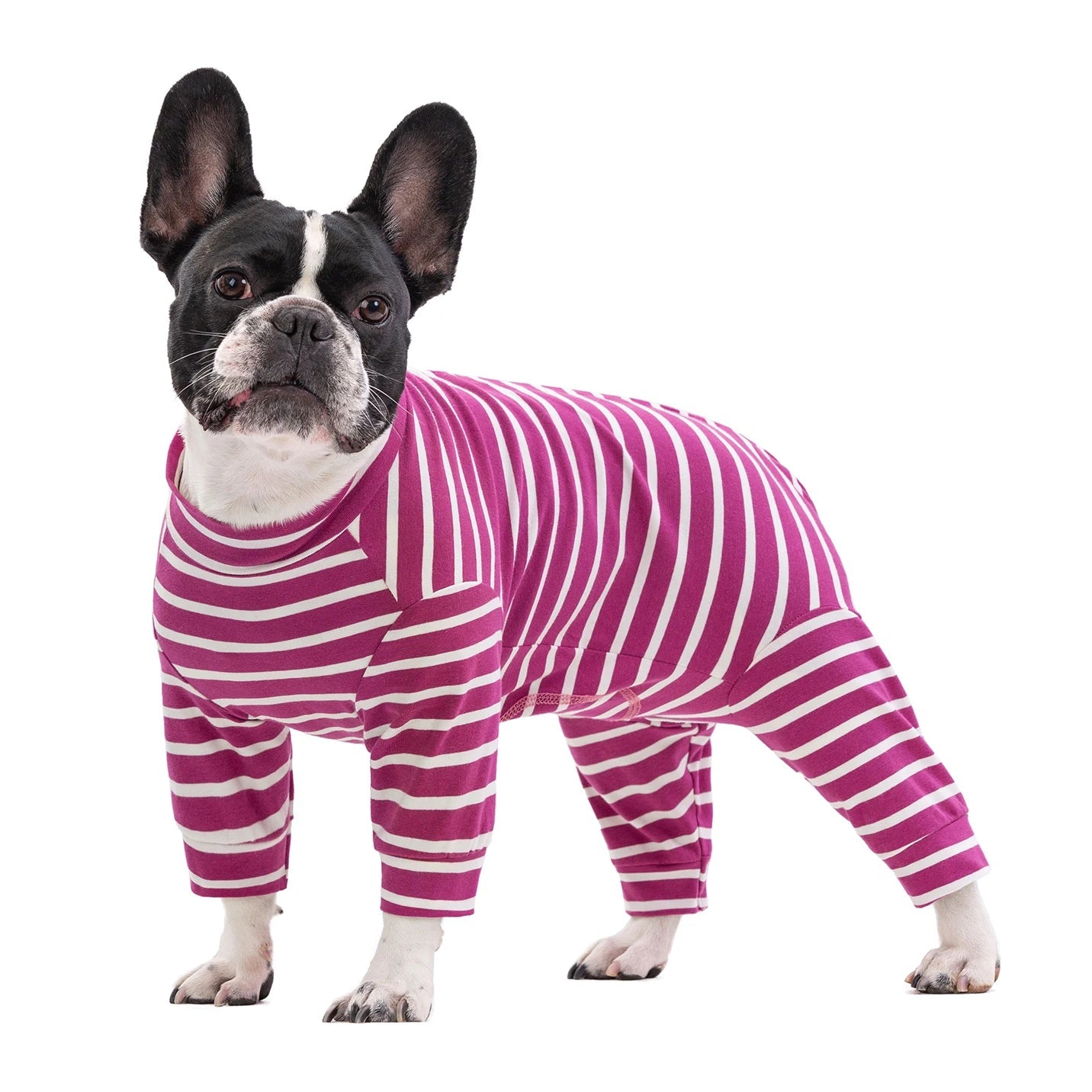 Striped Soft Breathable Jumpsuit - PetLiveliest - PetLiveliest