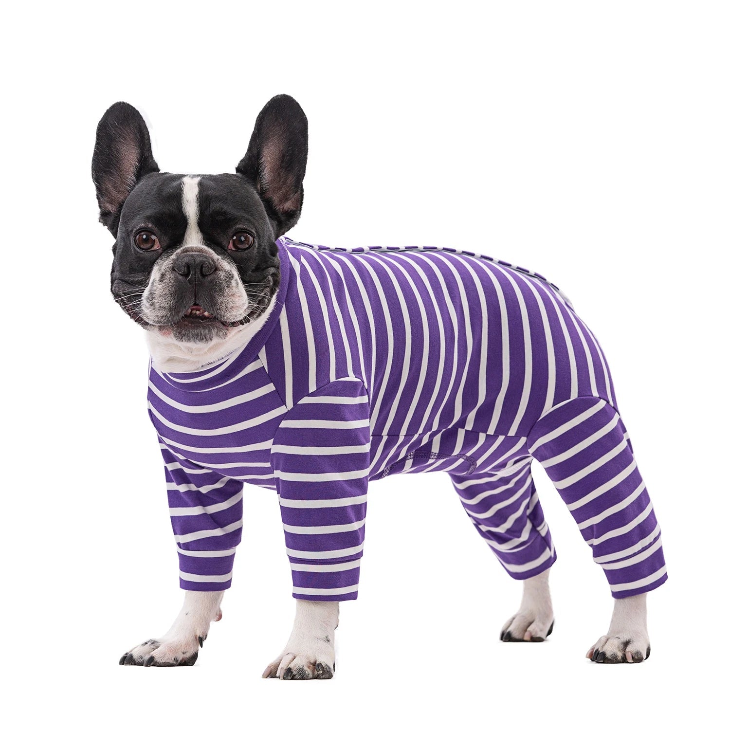Striped Soft Breathable Jumpsuit - PetLiveliest - PetLiveliest