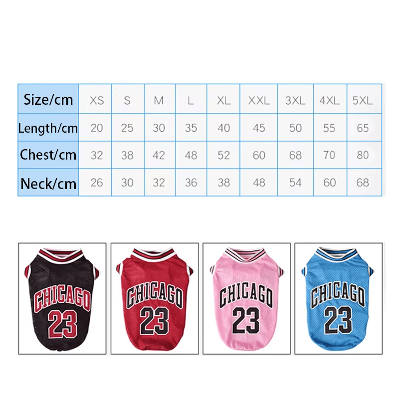 Summer Breathable Mesh Basketball Vest - PetLiveliest - PetLiveliest