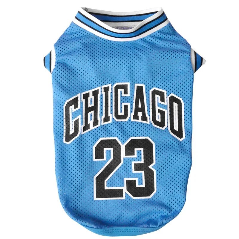 Summer Breathable Mesh Basketball Vest - PetLiveliest - PetLiveliest