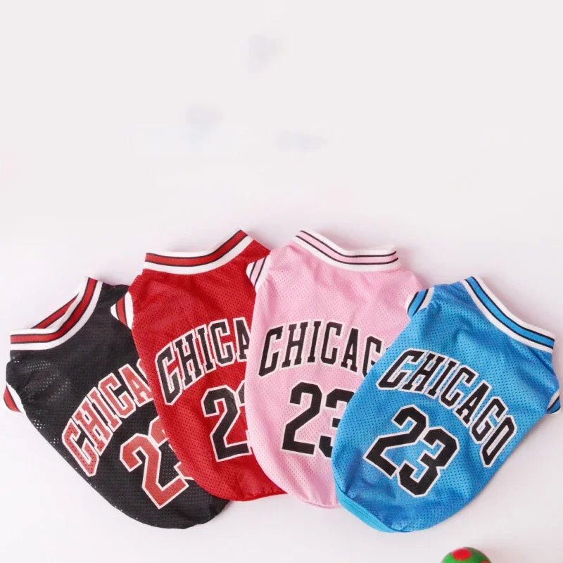 Summer Breathable Mesh Basketball Vest - PetLiveliest - PetLiveliest