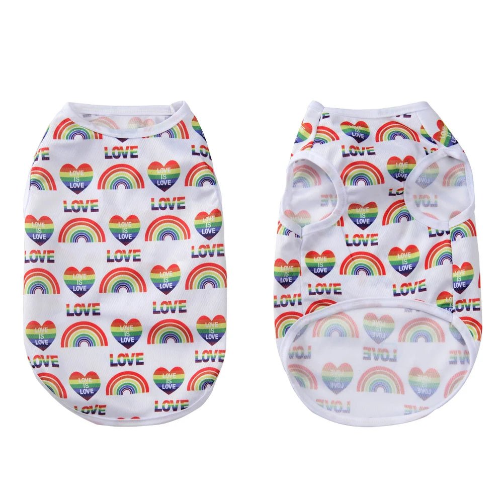 Summer Rainbow Print Dog Vest - PetLiveliest - PetLiveliest