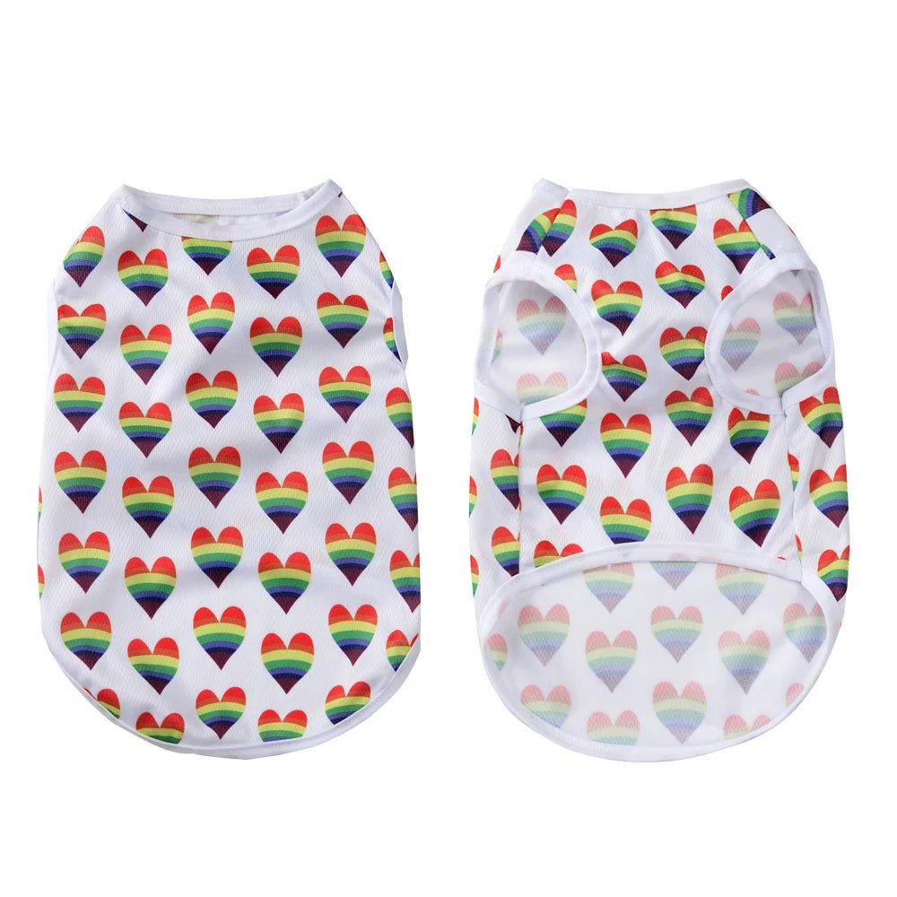 Summer Rainbow Print Dog Vest - PetLiveliest - PetLiveliest