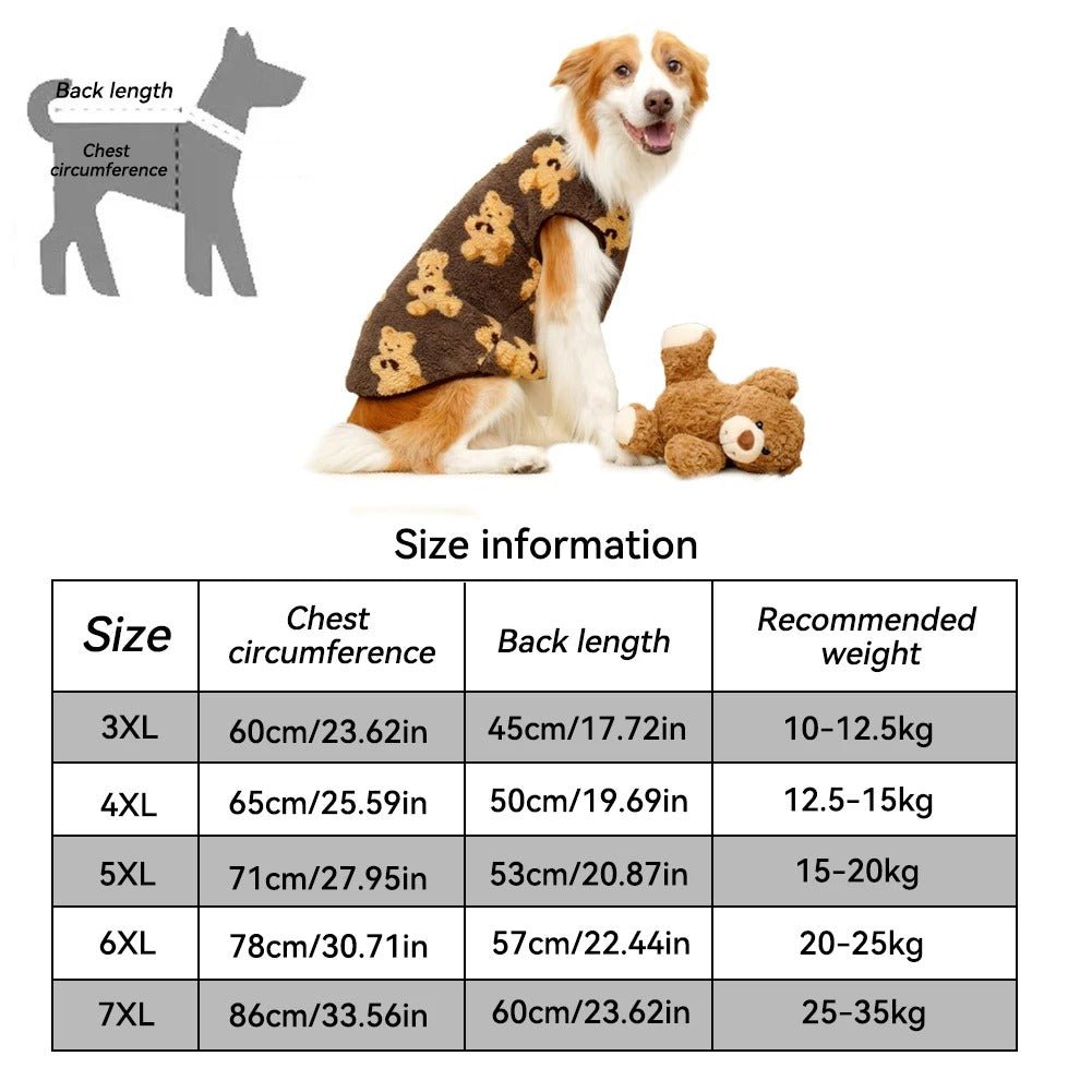 Warm Flannel Dog & Cat Winter Pajamas - PetLiveliest - PetLiveliest