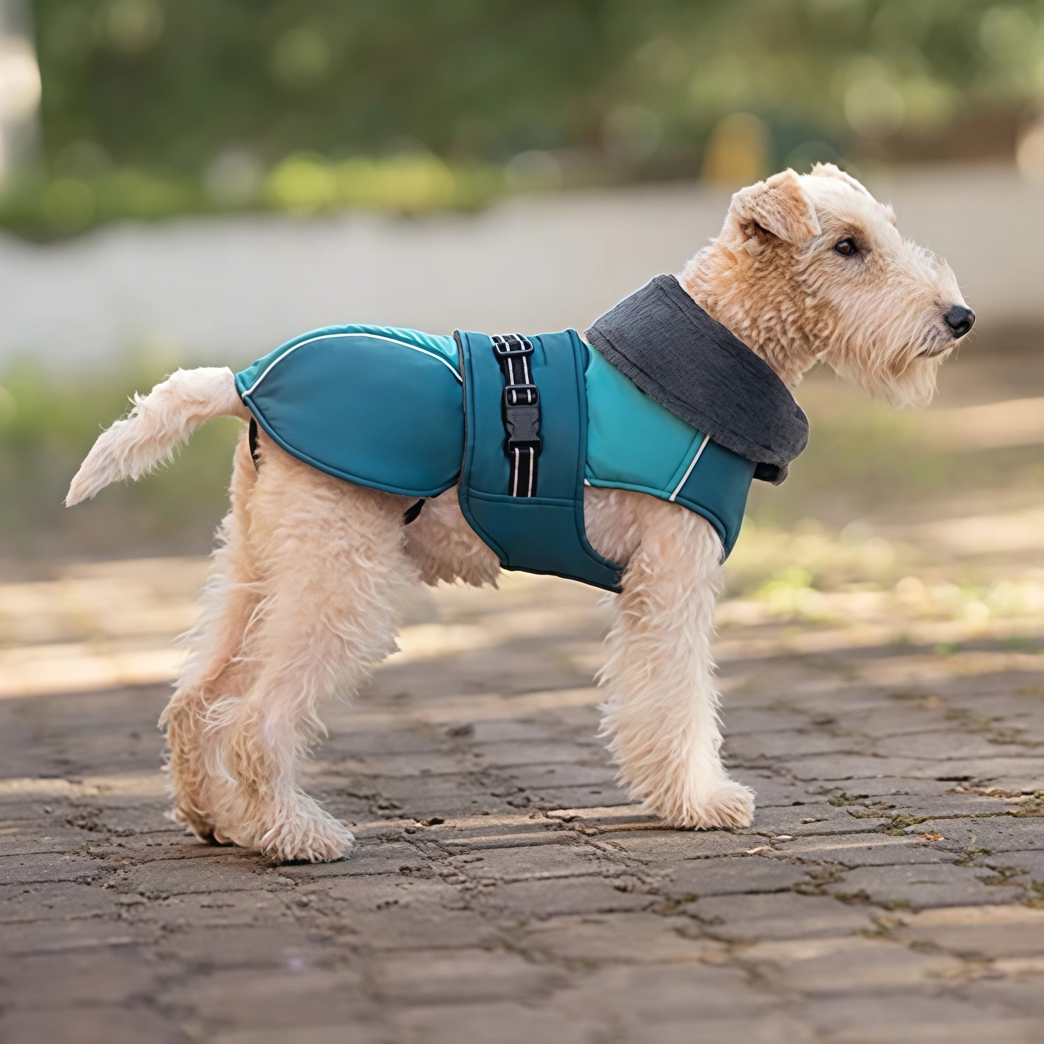 Warm Thicken Windproof Jacket with Harness Hole - PetLiveliest - PetLiveliest