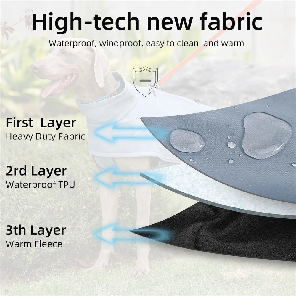 Waterproof Fleece Lining Soft Coat - PetLiveliest - PetLiveliest