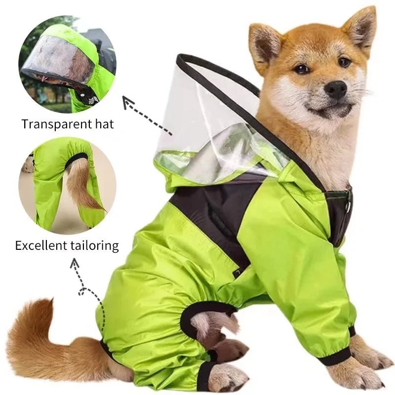 Waterproof Pet Dog Raincoat - PetLiveliest - PetLiveliest