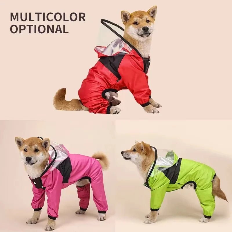 Waterproof Pet Dog Raincoat - PetLiveliest - PetLiveliest