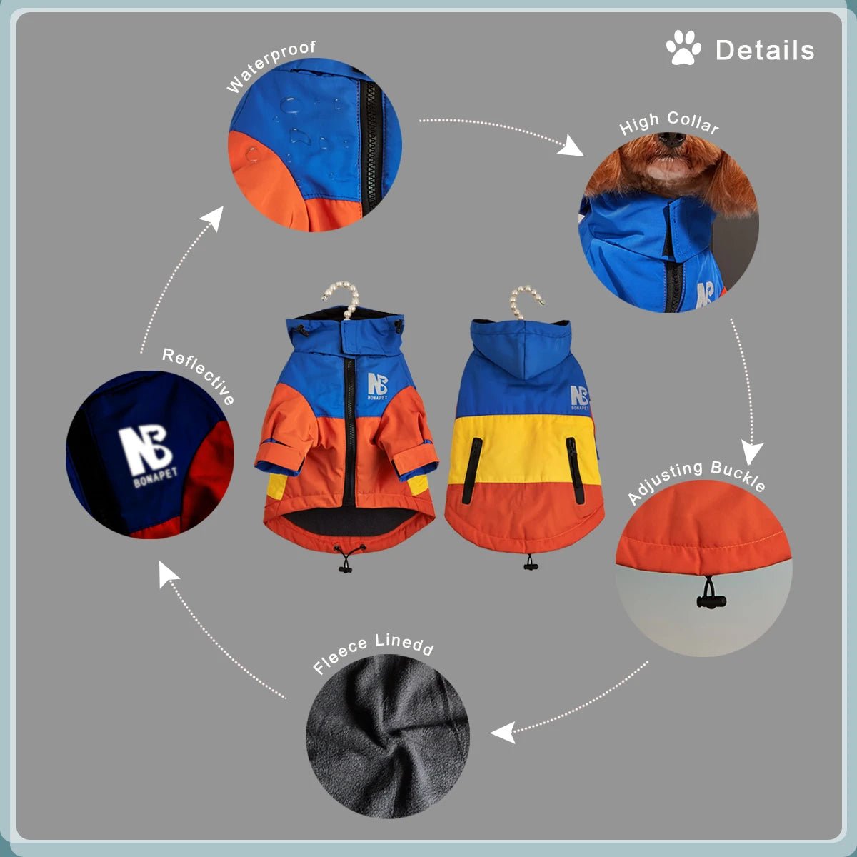 Bonapet Waterproof Dog Jacket - PetLiveliest - PetLiveliest