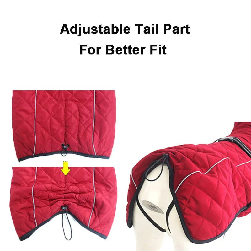 Winter Down Waterproof Dog Coat - PetLiveliest - PetLiveliest
