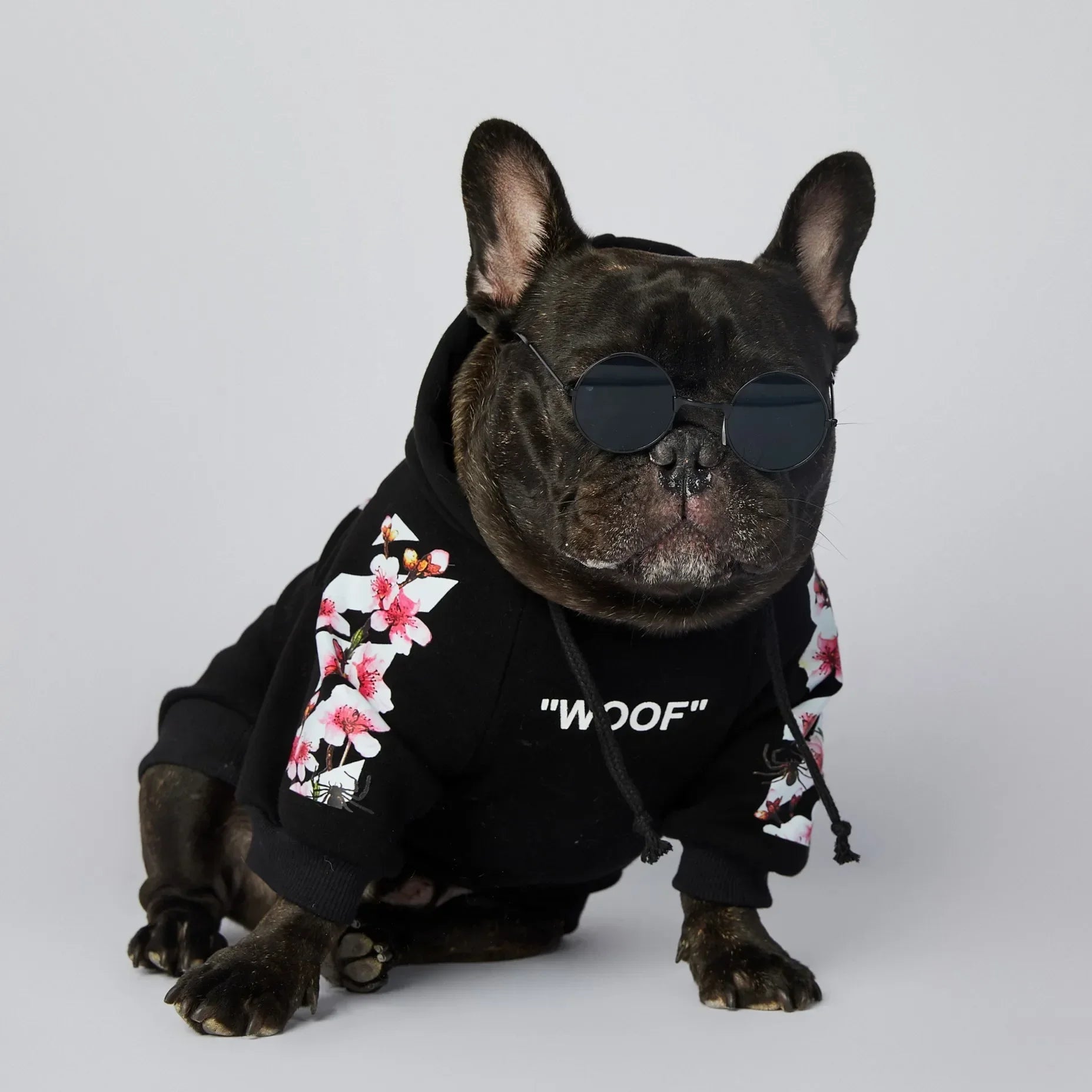 Winter Sakura Dog Hoodie - PetLiveliest - PetLiveliest
