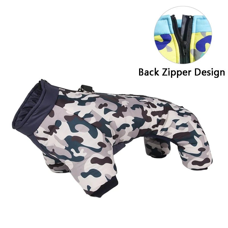 Insulated Winter Warm Thickened Dog Coat - PetLiveliest - PetLiveliest