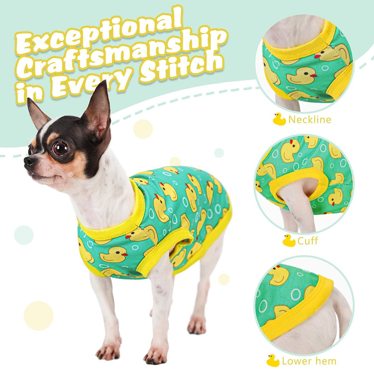 Yellow Duck Dog Vest - PetLiveliest - PetLiveliest