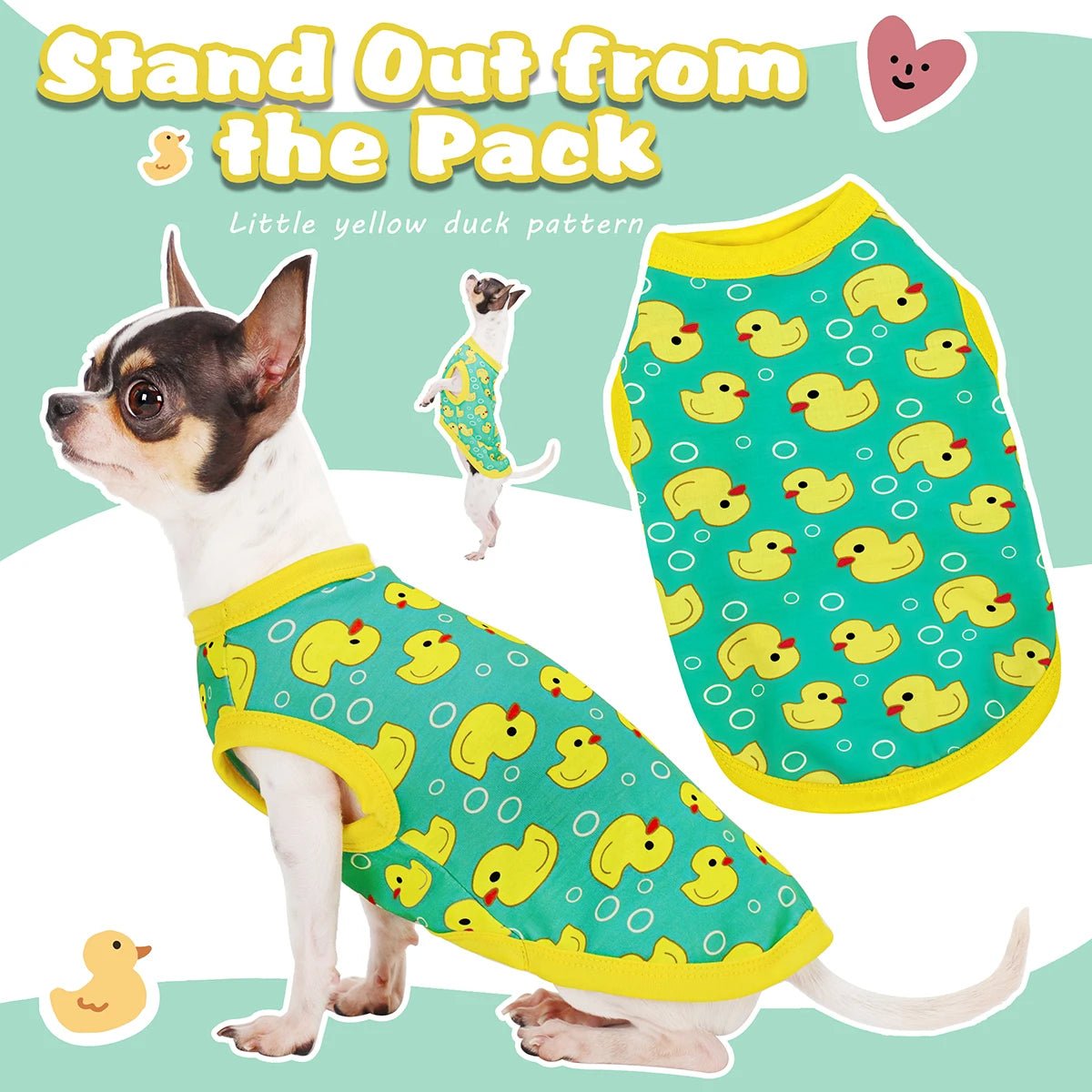 Yellow Duck Dog Vest - PetLiveliest - PetLiveliest