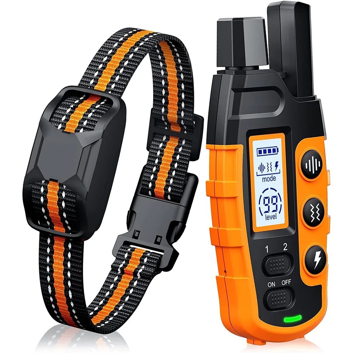 3300Ft Dog Training Collar with Remote Rechargeable Waterproof E Collar Beep Vibration Shock High Quality Pet Training - PetLiveliest - PetLiveliest