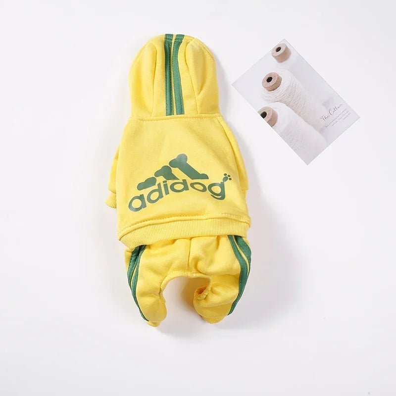 adidog Hoodie Jumpsuit for Dogs - PetLiveliest - PetLiveliest