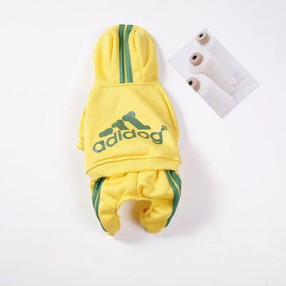adidog Hoodie Jumpsuit for Dogs - PetLiveliest - PetLiveliest