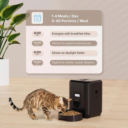 Automatic Smart Pet Feeder - 2L WiFi Cat Dog Bowl - PetLiveliest - PetLiveliest