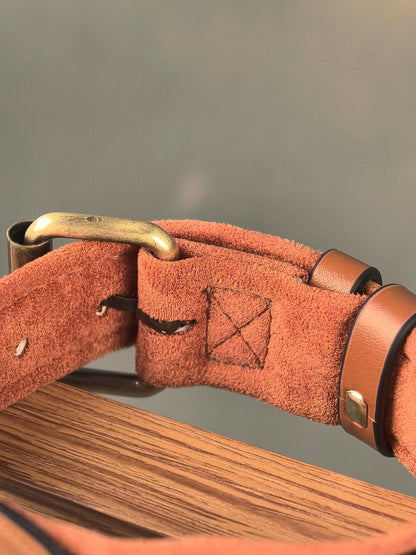 CUSTODIA AirTag COLLAR - BEAR BROWN - PetLiveliest - PetLiveliest