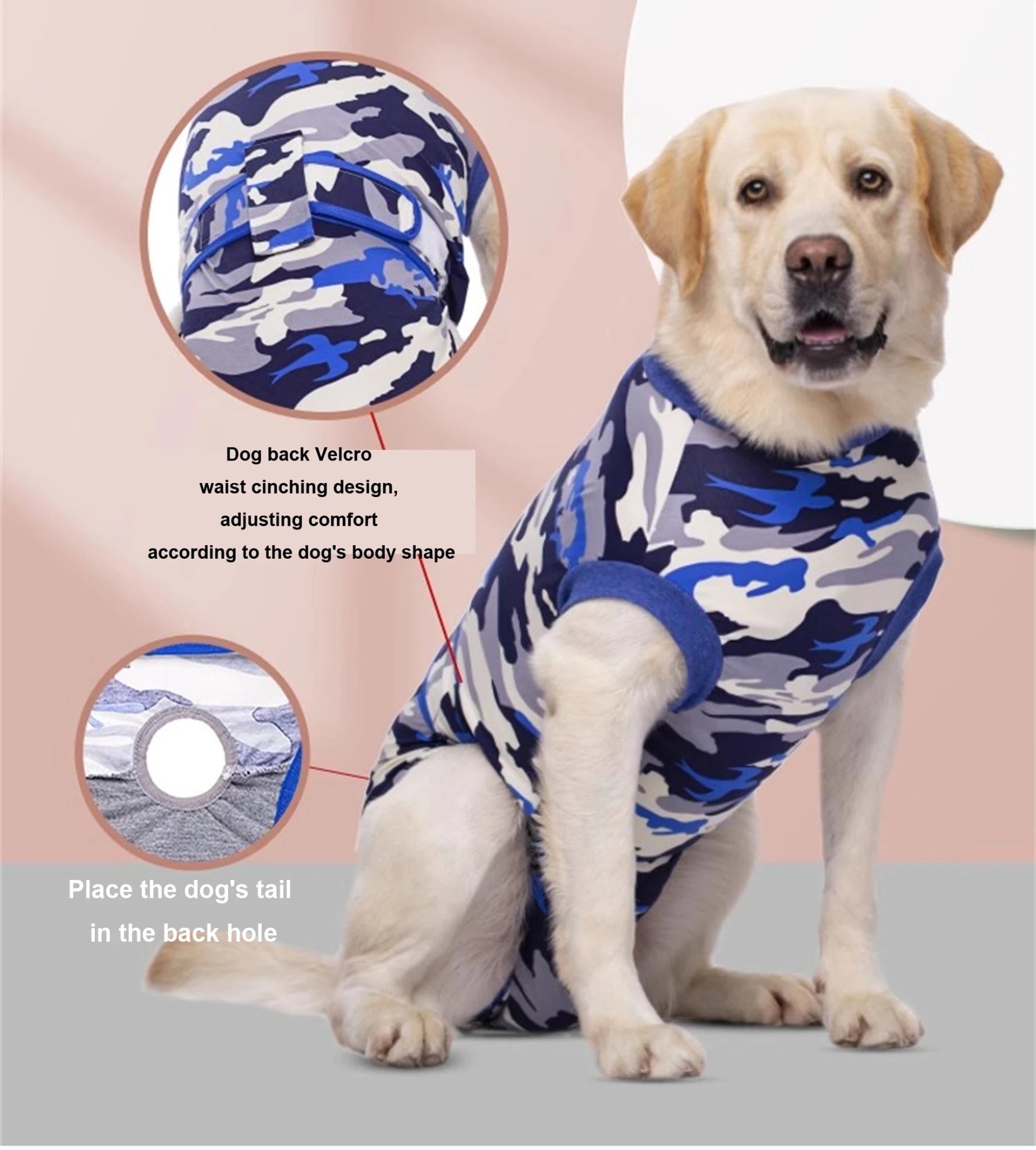Dog Surgery Recovery Suit - PetLiveliest - PetLiveliest