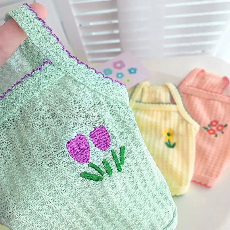 Flower Pattern Soft Dog Vest - PetLiveliest - PetLiveliest