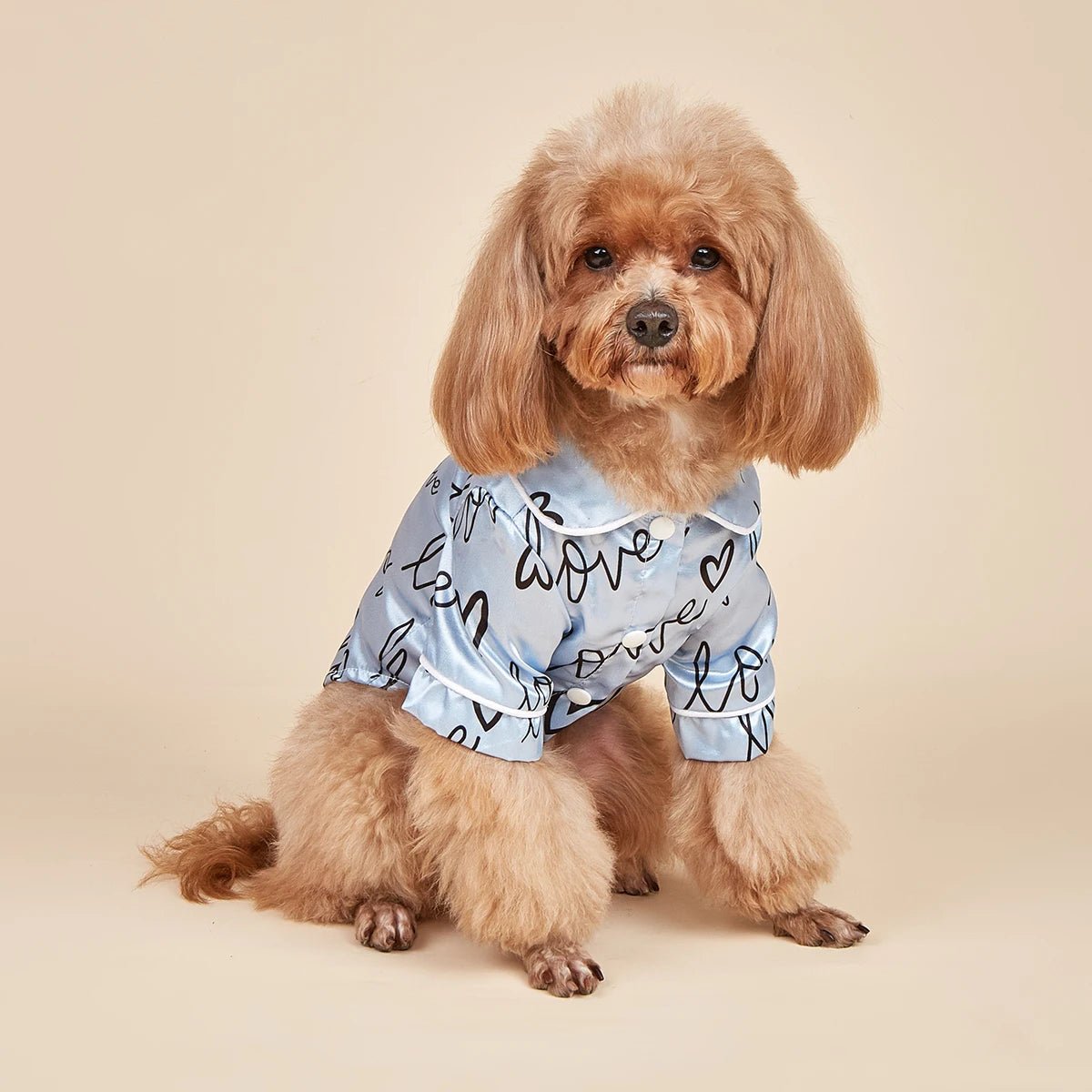 Heart Pattern Soft Dog Pajamas - PetLiveliest - PetLiveliest