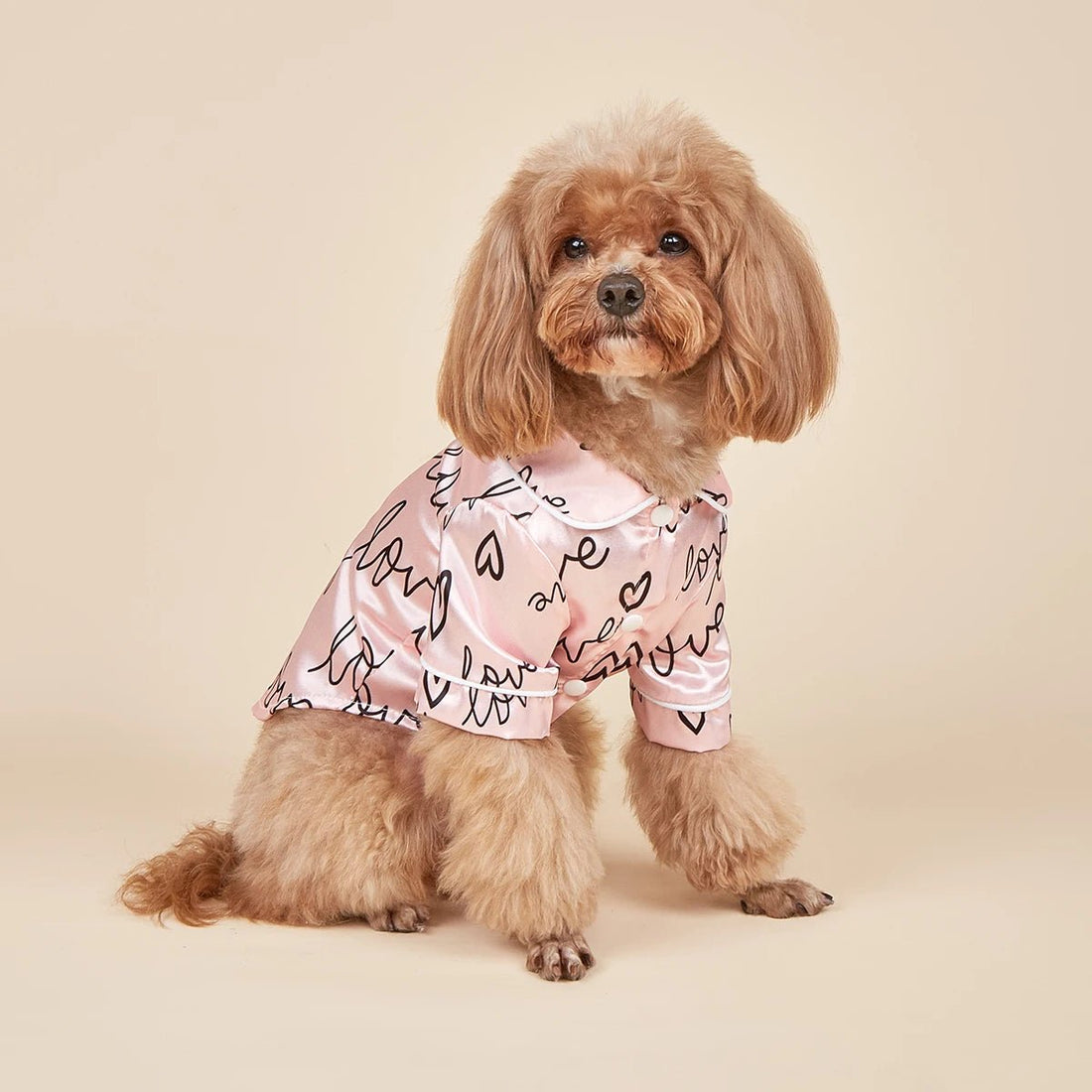 Heart Pattern Soft Dog Pajamas - PetLiveliest - PetLiveliest