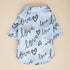 Heart Pattern Soft Dog Pajamas - PetLiveliest - PetLiveliest