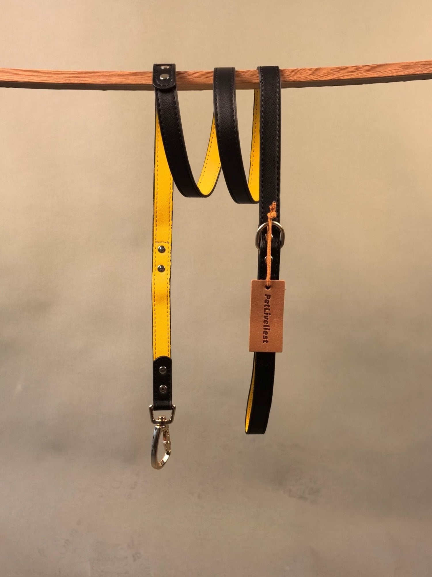 INITIUM LEASH - BLACK/YELLOW - PetLiveliest - PetLiveliest