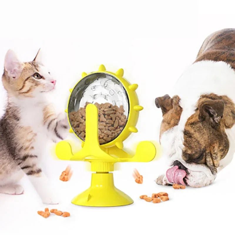 Interactive Windmill Treat Dispensing Dog Toy - PetLiveliest - PetLiveliest