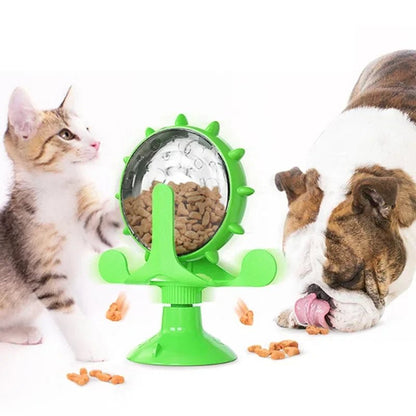 Interactive Windmill Treat Dispensing Dog Toy - PetLiveliest - PetLiveliest