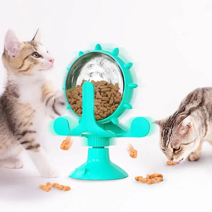 Interactive Windmill Treat Dispensing Dog Toy - PetLiveliest - PetLiveliest