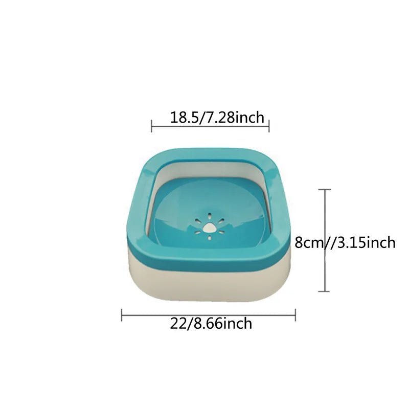 Large Capacity Anti - Splash Dog Water Bowl - PetLiveliest - PetLiveliest