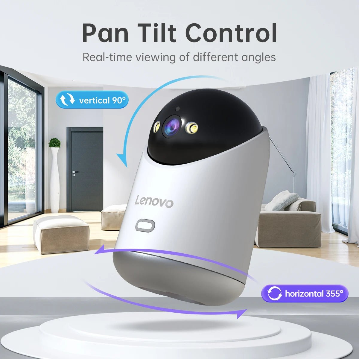 Lenovo 3MP WiFi Smart Home Camera - PetLiveliest - PetLiveliest