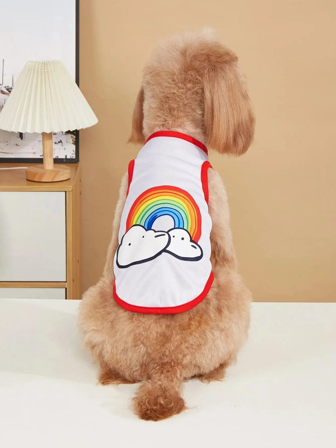 Lightweight Rainbow Cloud Pet Vest - PetLiveliest - PetLiveliest
