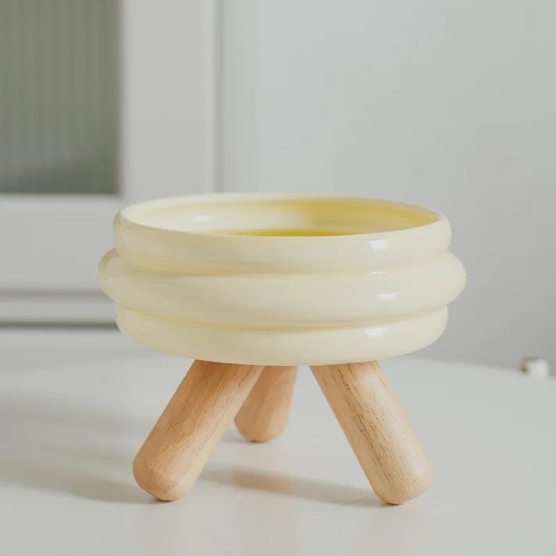 Pet Ceramic Bowl Set - Elevated Feeding Bowls - PetLiveliest - PetLiveliest