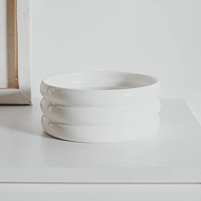 Pet Ceramic Bowl Set - Elevated Feeding Bowls - PetLiveliest - PetLiveliest