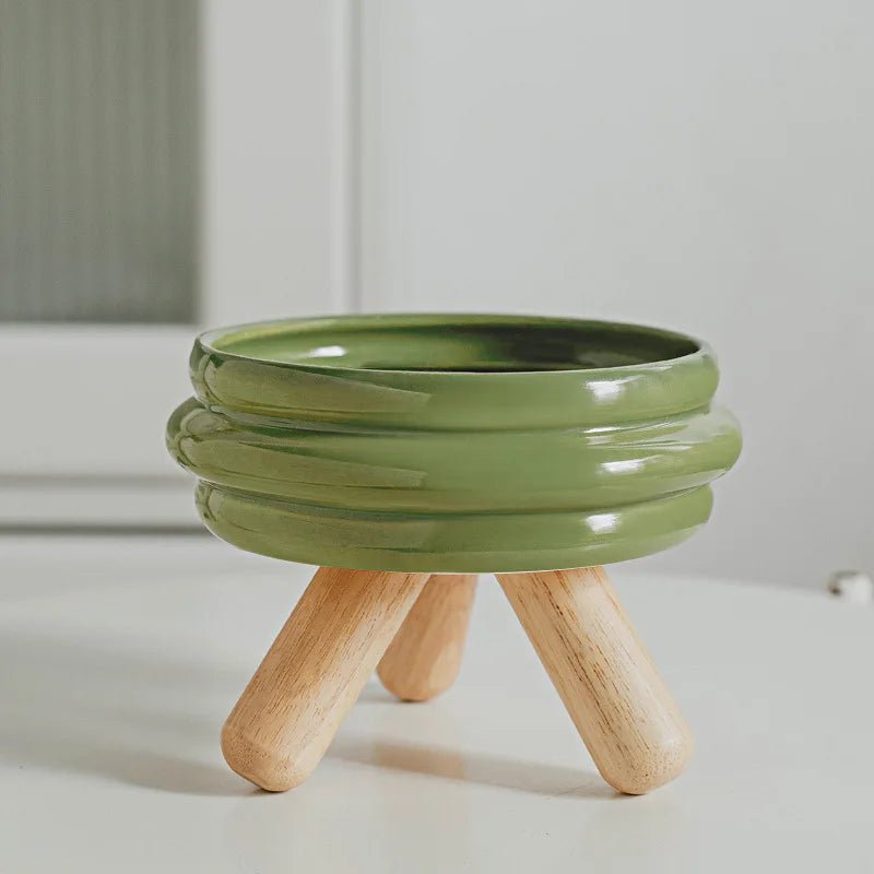 Pet Ceramic Bowl Set - Elevated Feeding Bowls - PetLiveliest - PetLiveliest