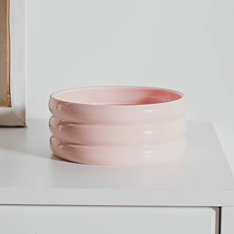 Pet Ceramic Bowl Set - Elevated Feeding Bowls - PetLiveliest - PetLiveliest
