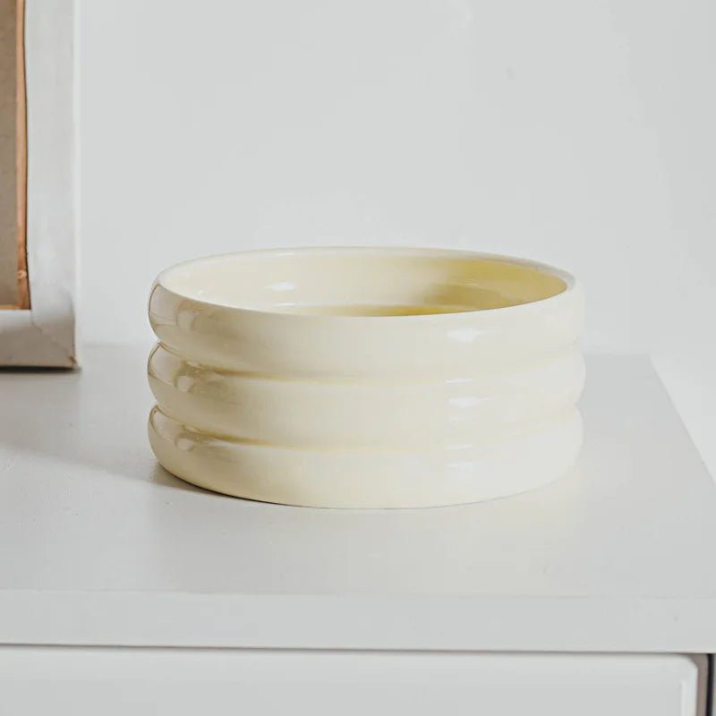 Pet Ceramic Bowl Set - Elevated Feeding Bowls - PetLiveliest - PetLiveliest