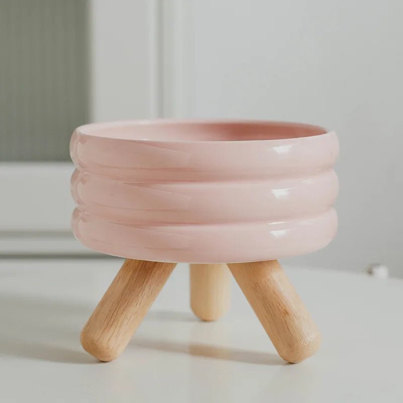 Pet Ceramic Bowl Set - Elevated Feeding Bowls - PetLiveliest - PetLiveliest