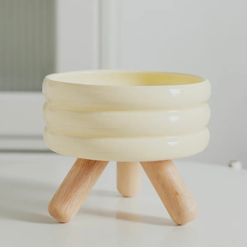 Pet Ceramic Bowl Set - Elevated Feeding Bowls - PetLiveliest - PetLiveliest