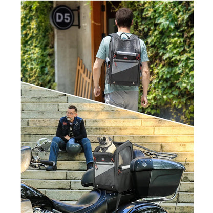 Portable Motorcycle Dog/Cat Carrier Bag 44L - PetLiveliest - PetLiveliest