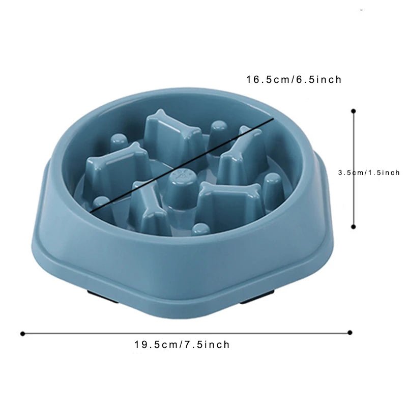 Slow Feeder Dog Bowl - Anti - Choking Puzzle Bowl - PetLiveliest - PetLiveliest