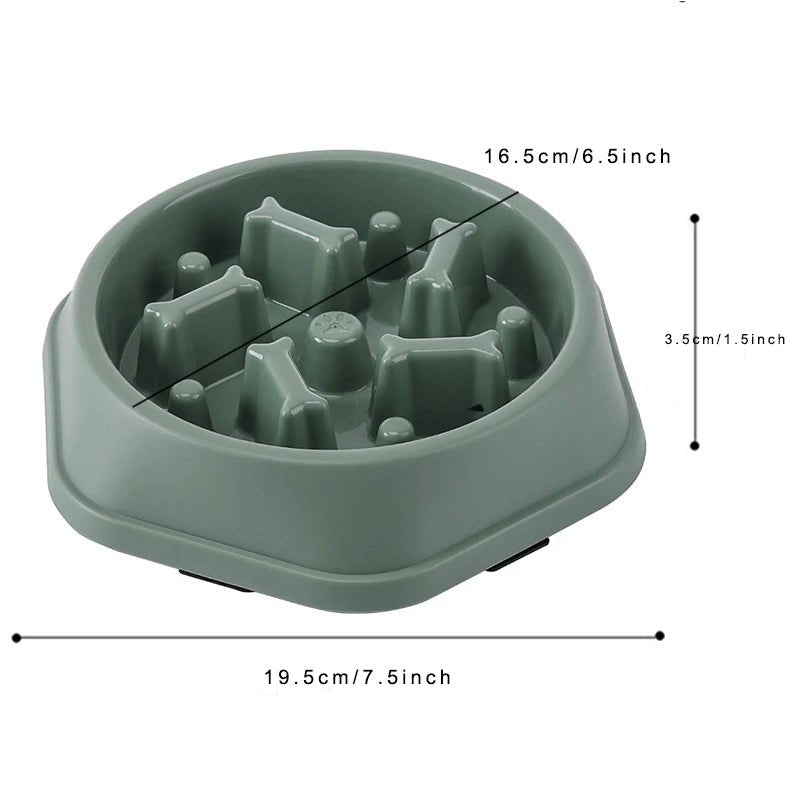 Slow Feeder Dog Bowl - Anti - Choking Puzzle Bowl - PetLiveliest - PetLiveliest