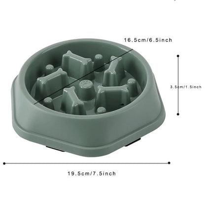 Slow Feeder Dog Bowl - Anti - Choking Puzzle Bowl - PetLiveliest - PetLiveliest